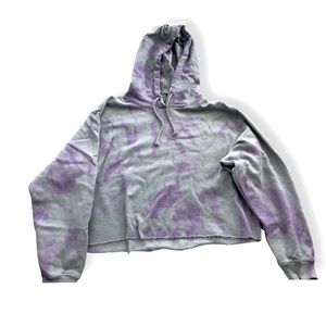 Tie dye cropped sweater